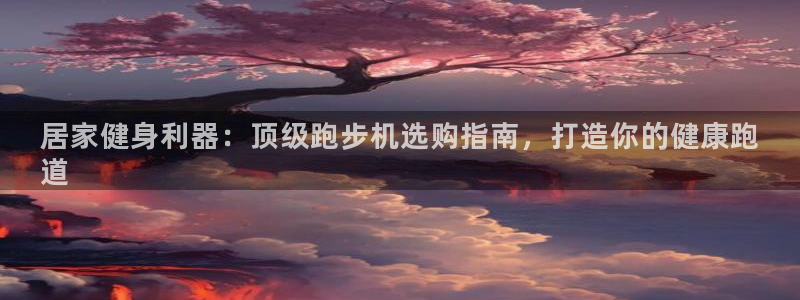 意昂体育3平台APP：居家健身利器：顶级跑步机选购指