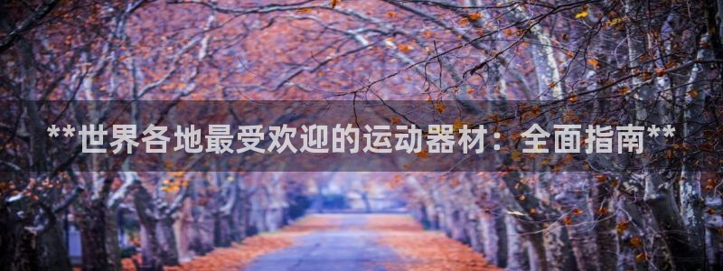 意昂3娱乐代理怎么样：**世界各地最受欢迎的运动器材