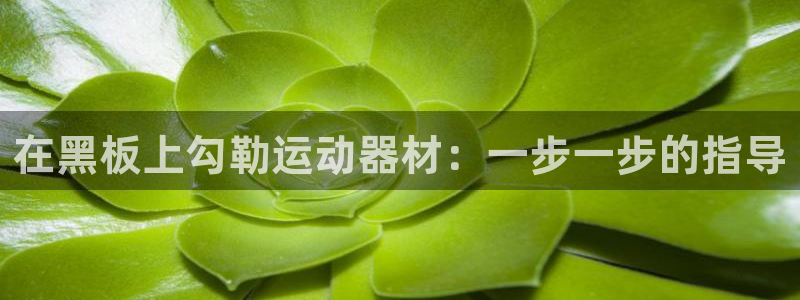 意昂体育3平台假的吗是真的吗吗：在黑板上勾勒运动器材