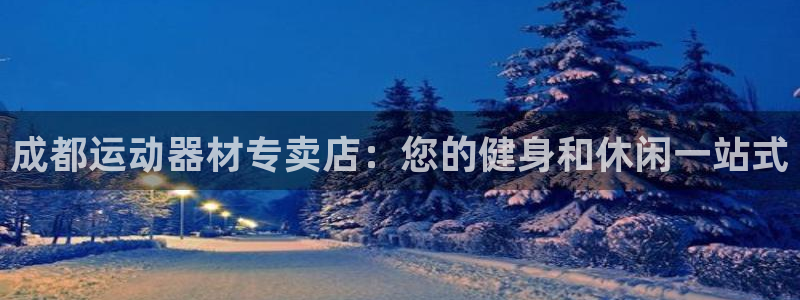意昂3科技：成都运动器材专卖店：您的健身和休闲一站式