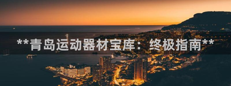 意昂体育3招商：**青岛运动器材宝库：终极指南**