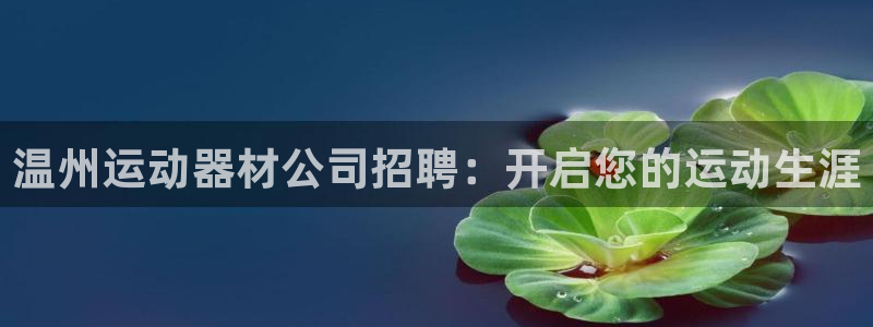 意昂体育3软件：温州运动器材公司招聘：开启您的运动生