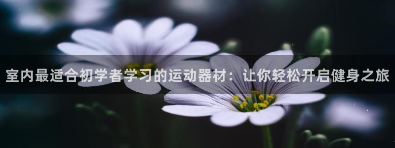 意昂体育3官方客服电话：室内最适合初学者学习的运动器