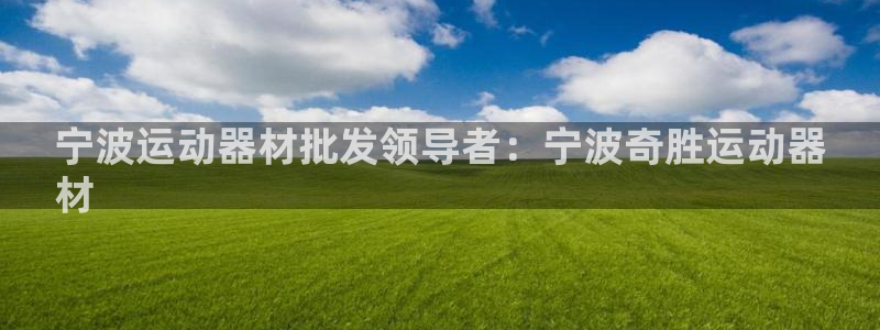 意昂体育3平台：宁波运动器材批发领导者：宁波奇胜运动